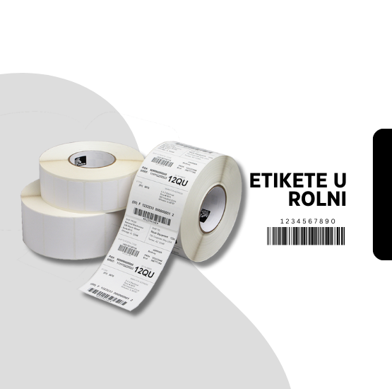 Etikete u rolni